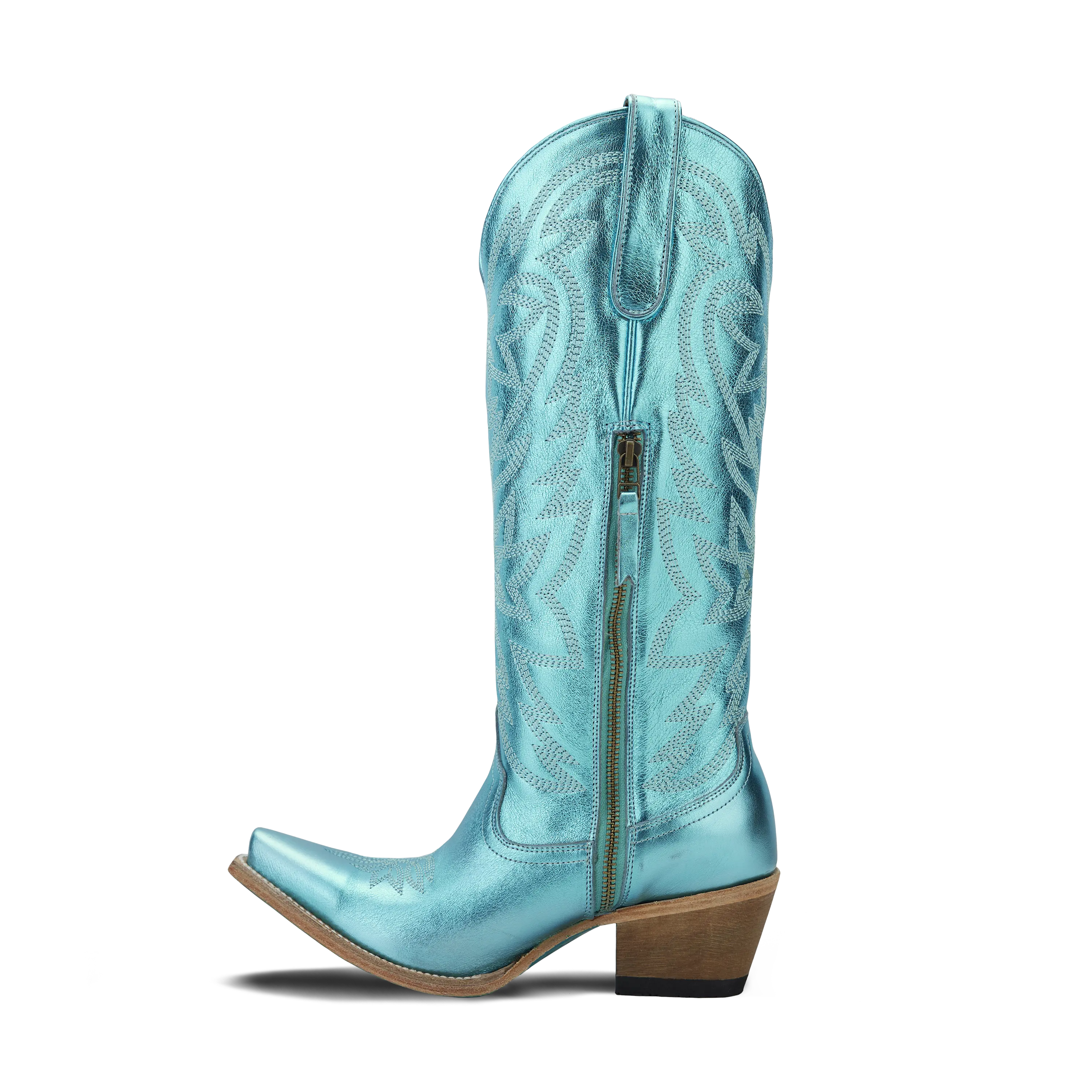 Smokeshow Boot - Turquoise Metallic - Image 5