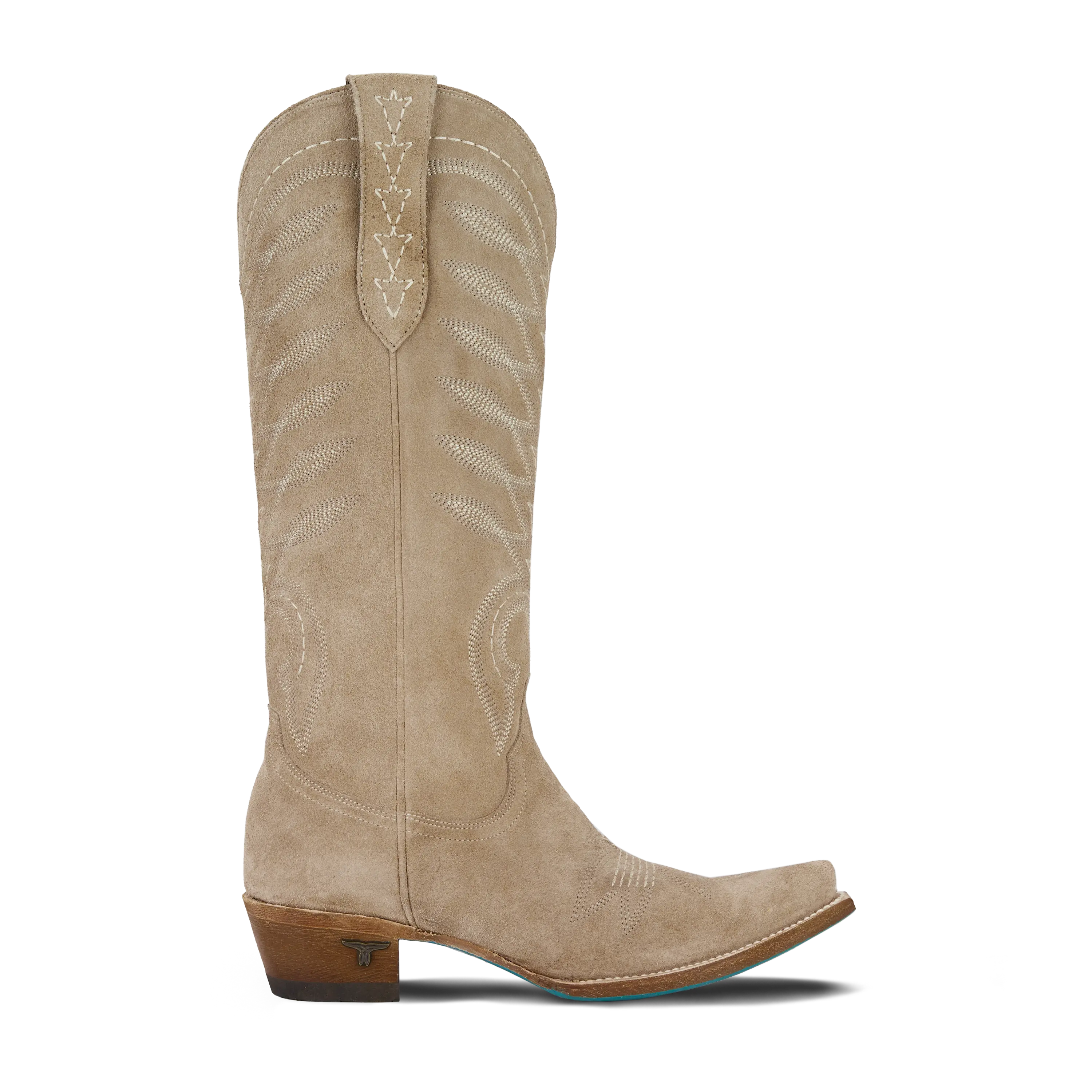Squash Blossom Boot - Latte Suede - Image 4