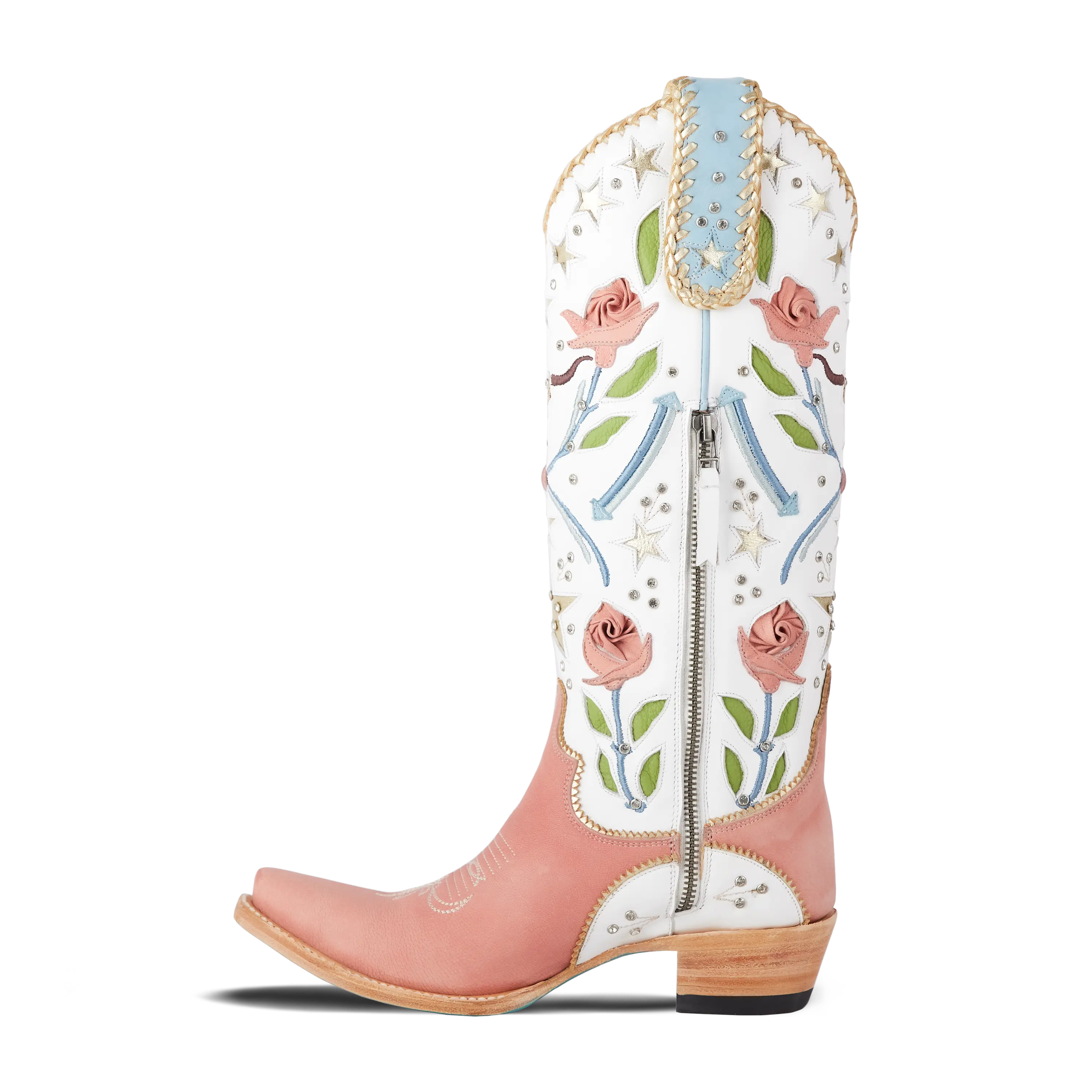 Stars Align Boot - Blush & Matte White - Image 3