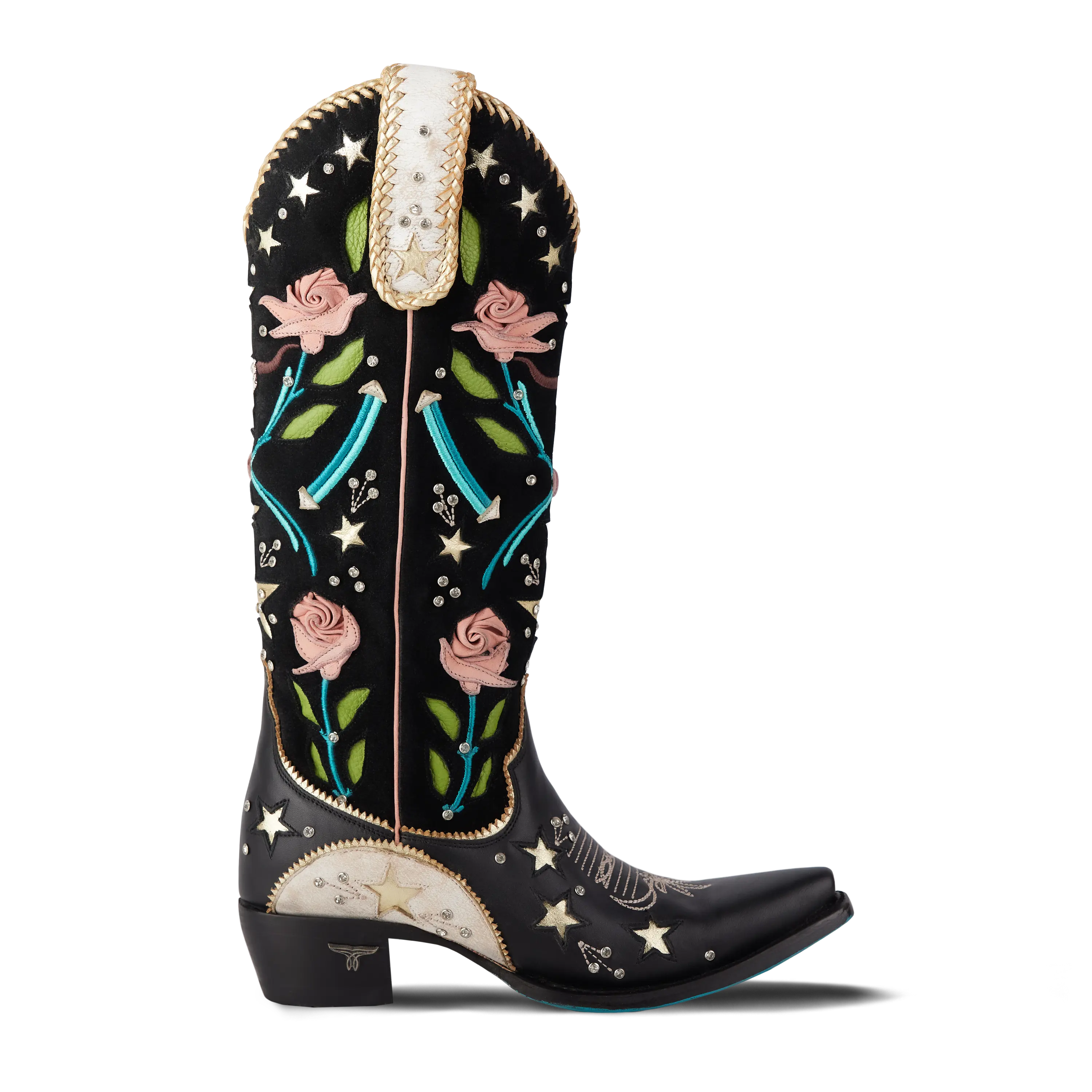 Stars Align Boot - Jet Black & Ceramic Crackle - Image 2