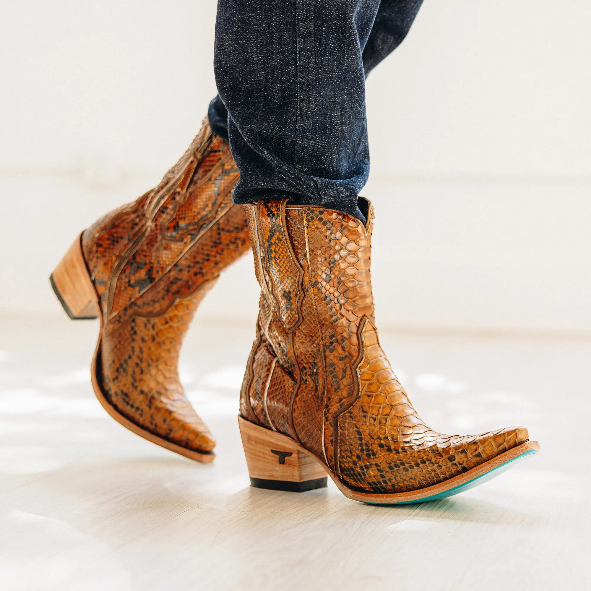 Vickson Exotic Bootie - Copperhead - Image 12