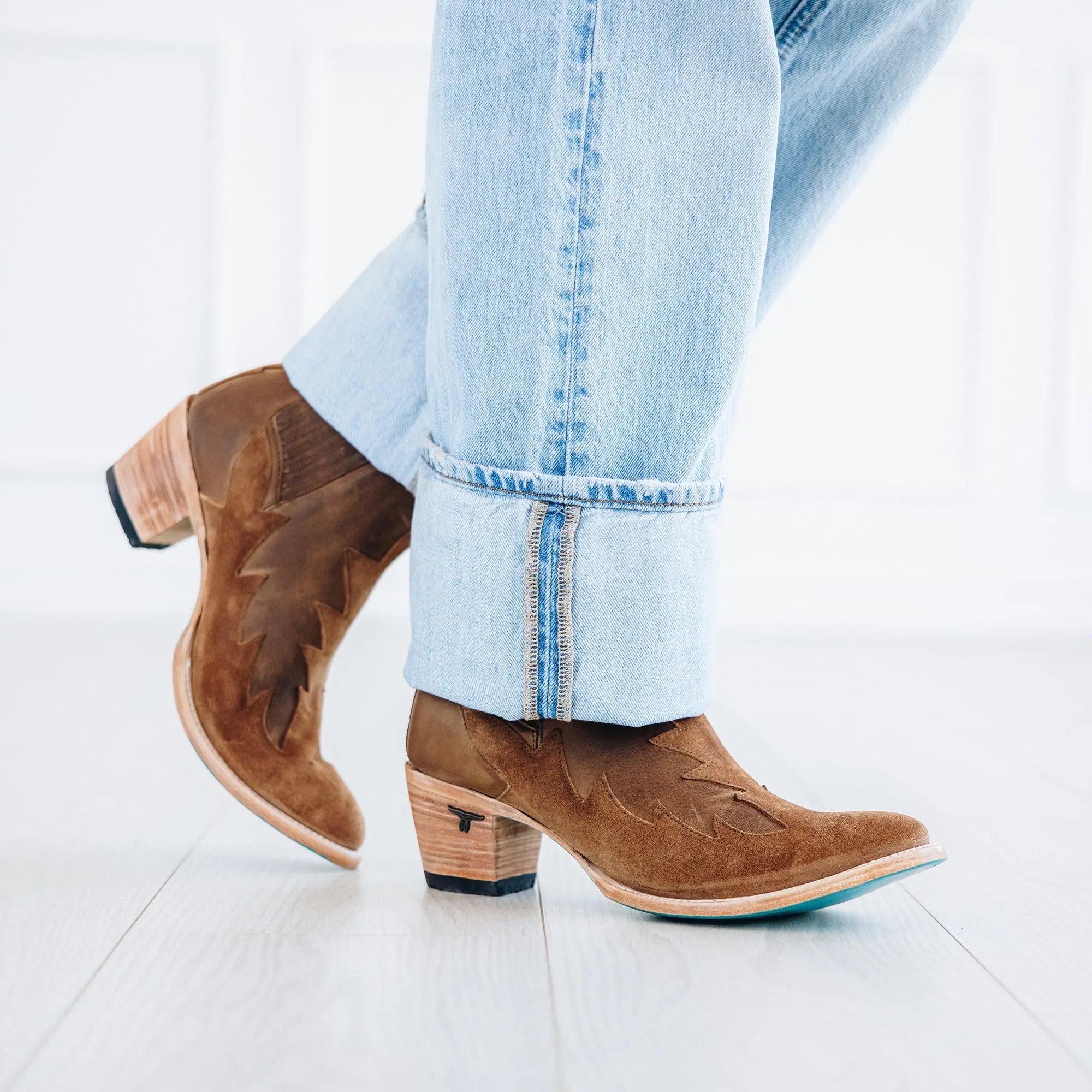 Western Chelsea Bootie - Toffee Suede **Final Sale** - Image 2